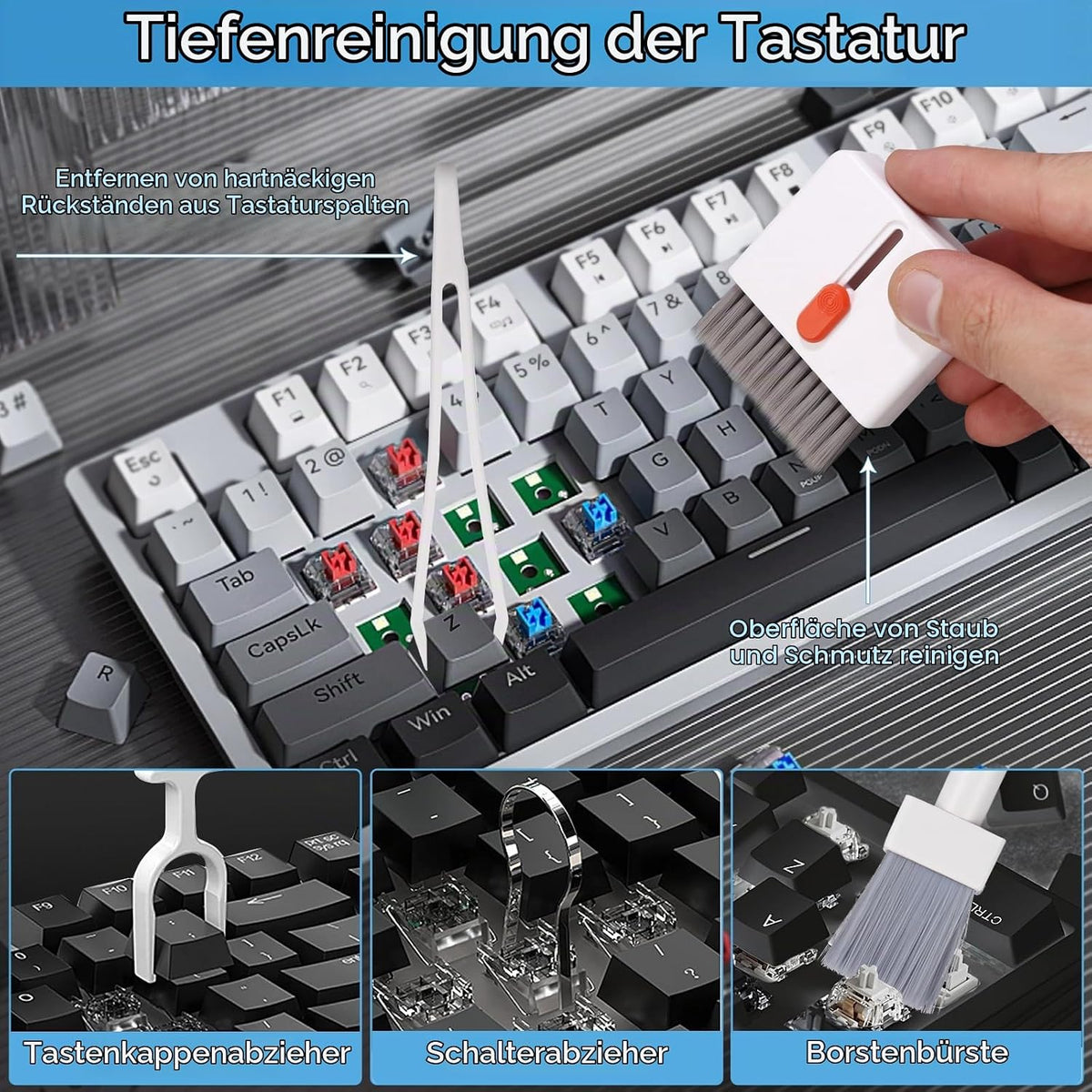Zestaw do czyszczenia elektroniki 32 w 1, laptopy,telefony,słuchawki i wiele innych